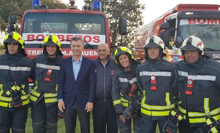 Visita del Presidente Macri y la Gobernadora Vidal