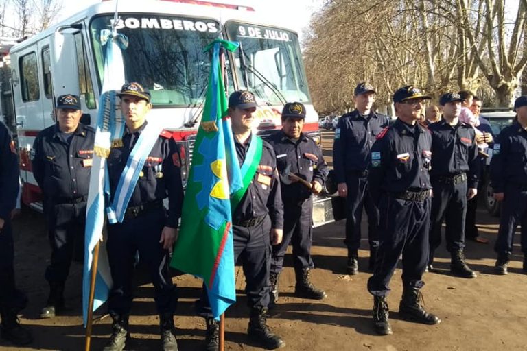 Inauguración del Destacamento Patricios de BV 9 de Julio.