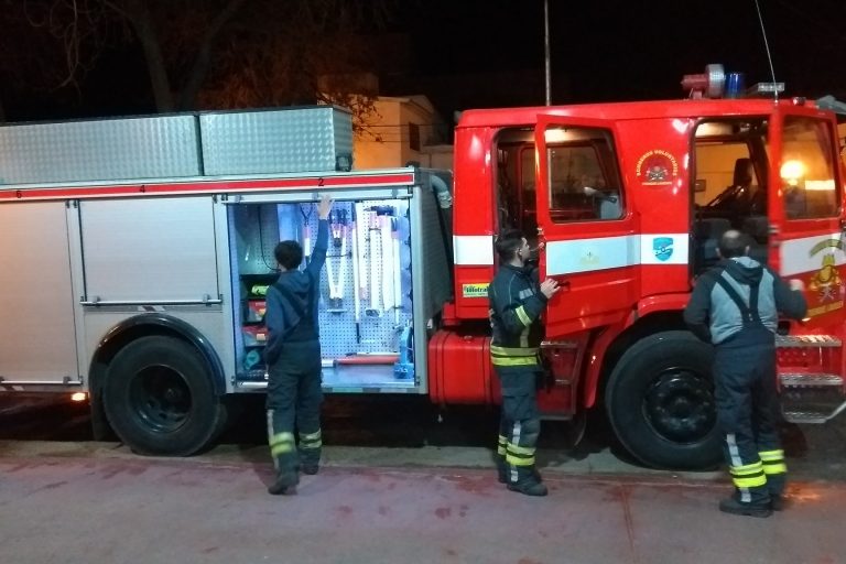 Incendio en lubricentro