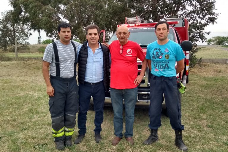 Visita del Ministro de Seguridad Cristian Ritondo