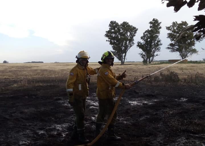 Incendio rural en Marilauquen