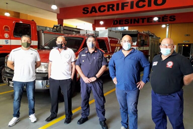 Nos visitó Fabián García, director provincial de Defensa Civil