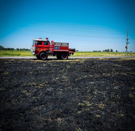 Incendio de banquina